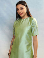 Thumbnail for Vishudh Women Regular Kurta with Trousers - Distacart