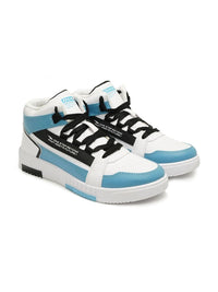 Thumbnail for ASIAN Men Trazan Mid Top Colourblocked Lightweight Comfort Insole Basics Sneakers