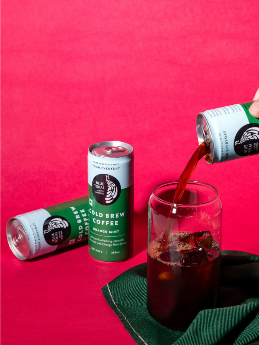 Blue Tokai Cold Brew Coffee Orange Mint Can - Distacart