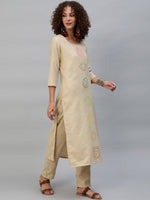 Thumbnail for Aks Ethnic Motifs Printed Regular Kurta With Palazzos - Distacart