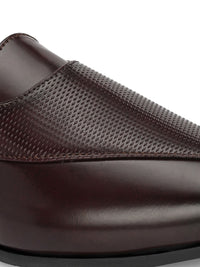 Thumbnail for House of Pataudi Textured Shoe-Style Sandals