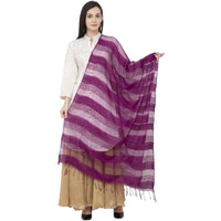 Thumbnail for A R SILK Payal Plan Regular Dupatta Purple Color Dupatta or Chunni