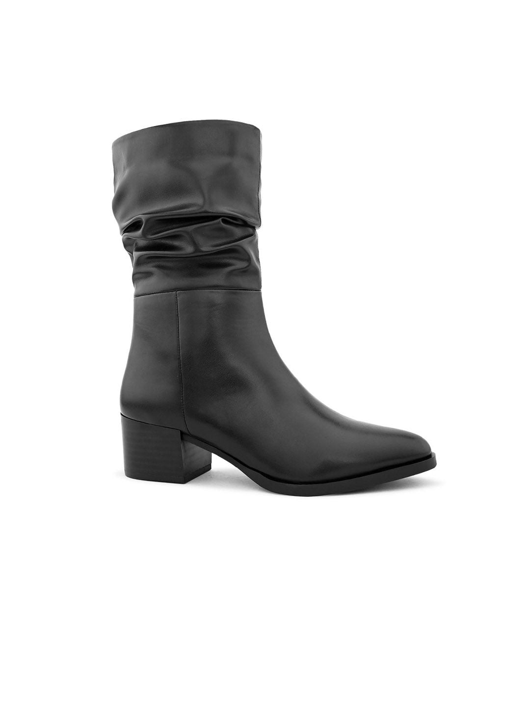 Roadster Women Block Heel High-Top Slouchy Boots