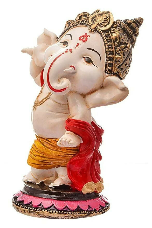 Dequera Polyresin Eco Friendly Lord Ganesha Ganpati Idol - Distacart