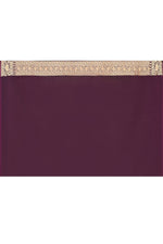 Thumbnail for Joban Fashion Plum Purple Banarasi Soft Pure Handloom Banarasi Silk Saree