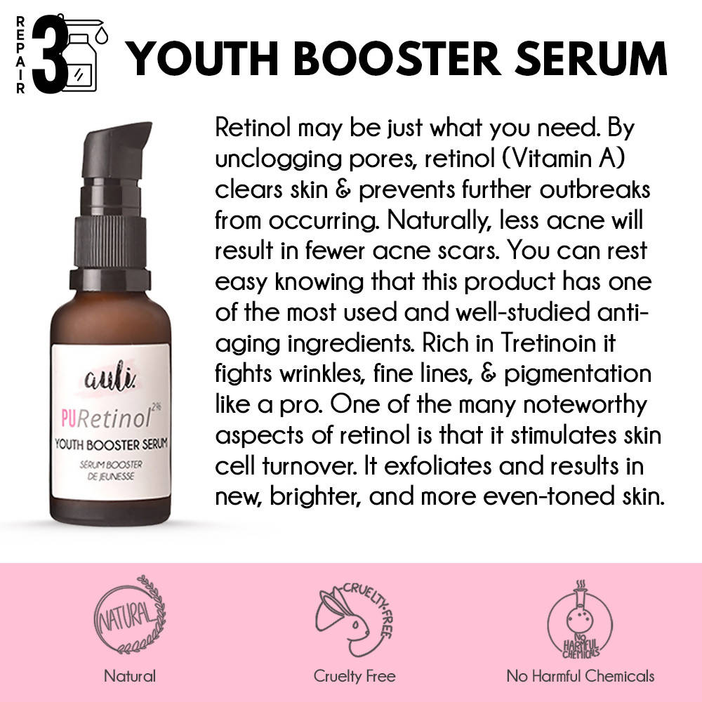 Auli PURetinol 2% Youth Booster Serum - Distacart