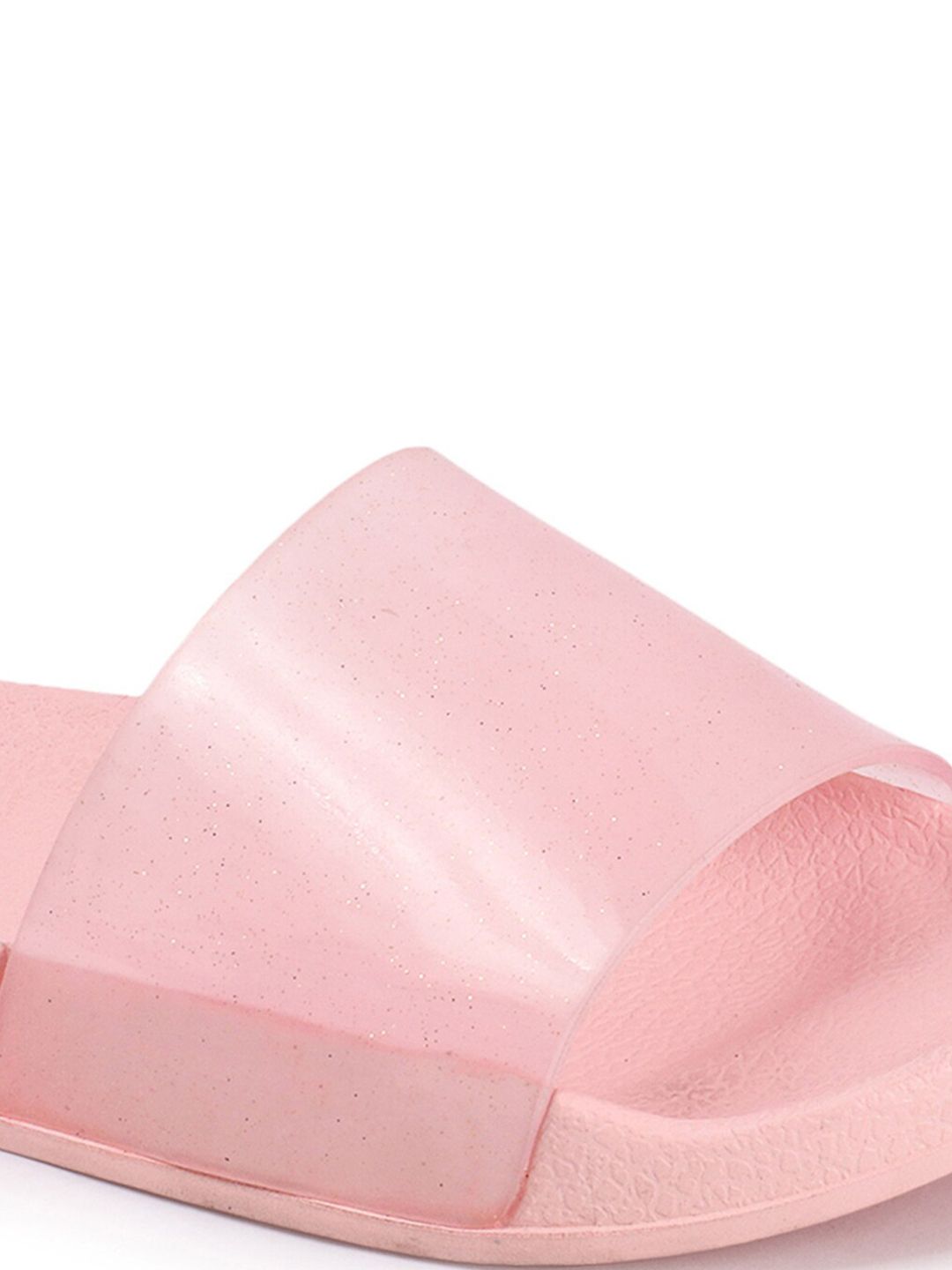 DressBerry Women Pink Embellished Sliders