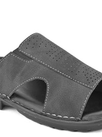 Thumbnail for Roadster The Lifestyle Co. Men Textured Sleek Silhouette Slip On Casual Comfort Sandals