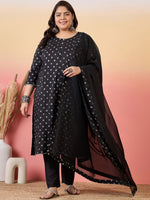 Thumbnail for Sztori Women Floral Printed Regular Kurta with Trousers & With Dupatta - Distacart