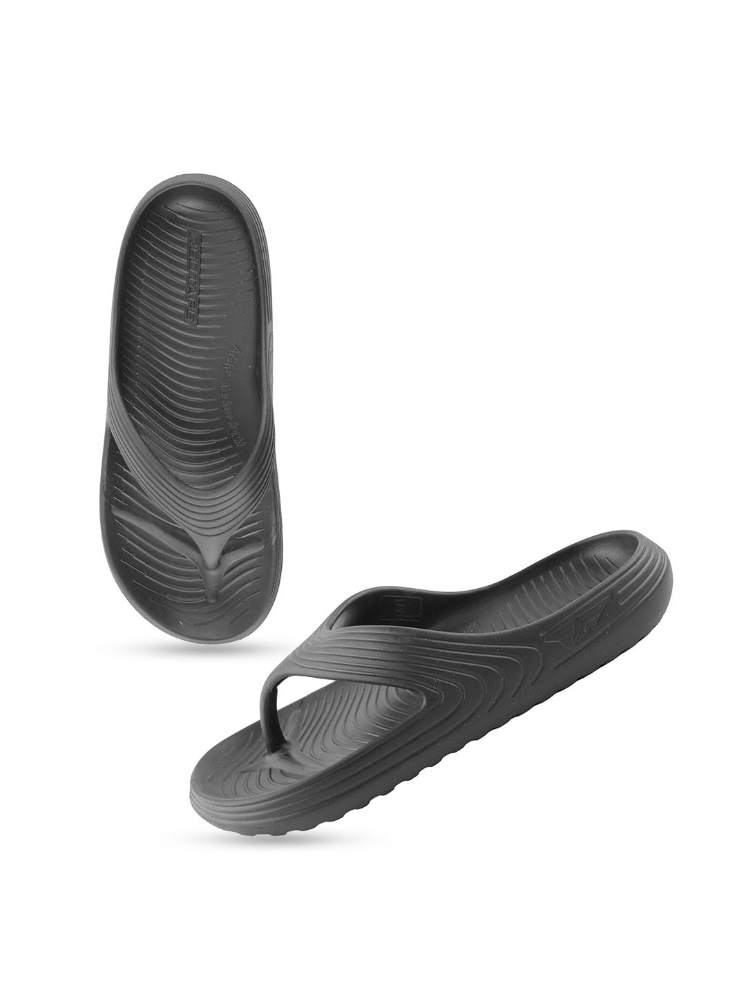 Red Tape Men Textured Thong Flip-Flops