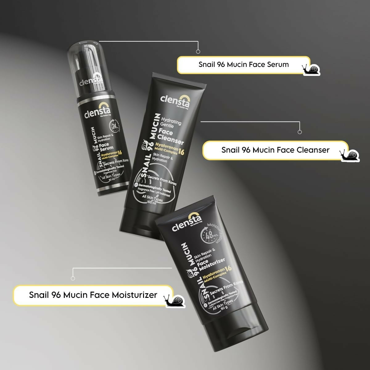 Clensta Snail 96 Mucin Skin Repair Gentle Face Cleanser - Distacart