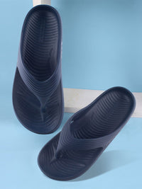Thumbnail for Red Tape Men Striped Thong Flip-Flops