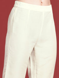 Thumbnail for Anouk Ethnic Motifs Printed A-Line Kurta With Trousers & With Dupatta - Distacart
