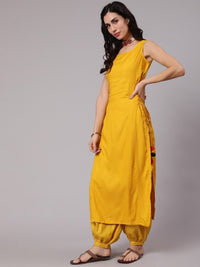 Thumbnail for Aks Sleeveless High-Slit Kurta - Distacart