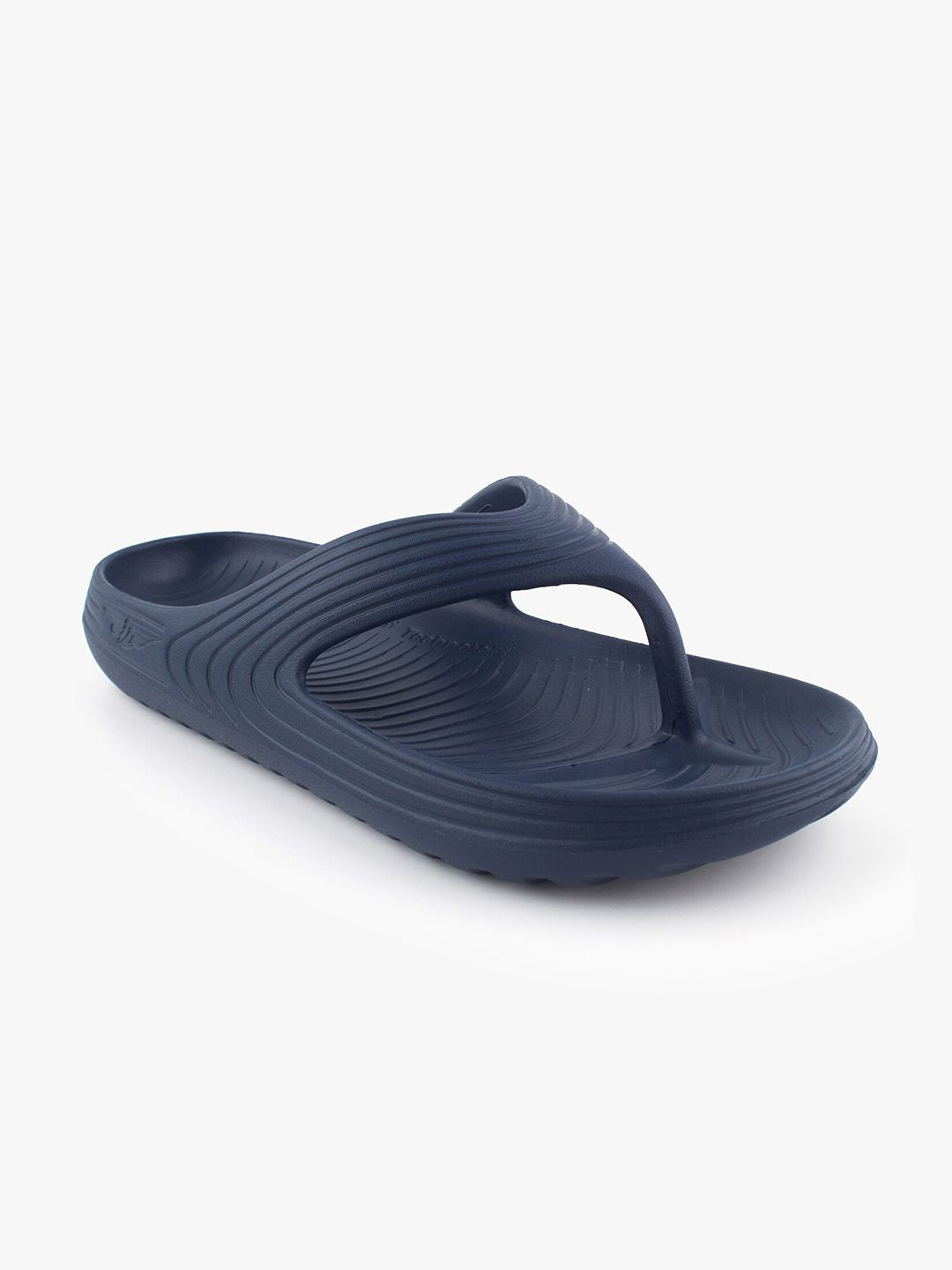 Red Tape Men Striped Thong Flip-Flops