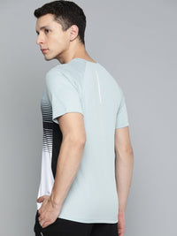 Thumbnail for Alcis Men Striped Dry Tech Slim Fit T-shirt - Distacart