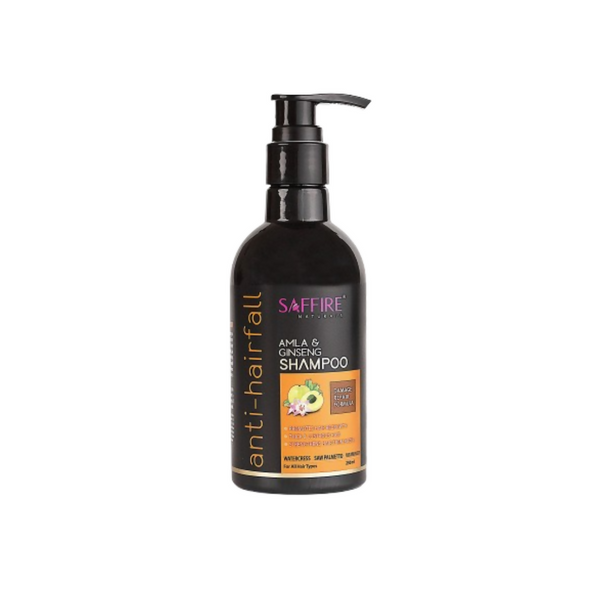 Saffire Naturals Amla & Ginseng Anti-Hairfall Shampoo - Distacart