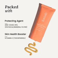 Thumbnail for Foxtale Tinted Sunscreen SPF 50 PA++++ & Primer Shade 2 - Medium, Water Resistant with Dry-Touch Finish, Blurs Out Pores