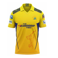 Thumbnail for MS Dhoni 7 CSK Cricket Team Jersey - Distacart