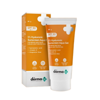 Thumbnail for The Derma Co 1% Hyaluronic Sunscreen Aqua Gel with SPF 50