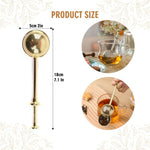 Thumbnail for Shuddh Natural Royal Brass Strainer - Loose Leaf Tea - Distacart