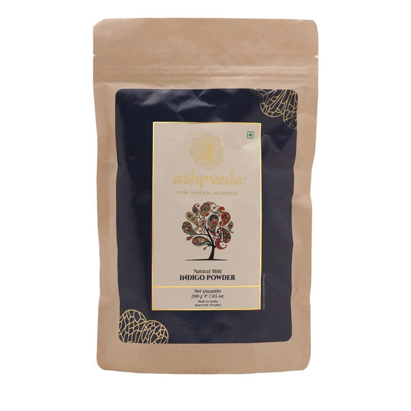 Ashpveda Natural Mild Indigo Powder - Distacart