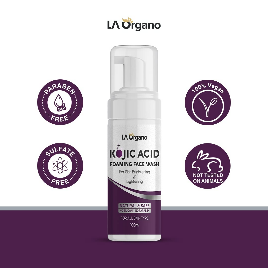 LA Organo Kojic Foaming Face Wash - Distacart