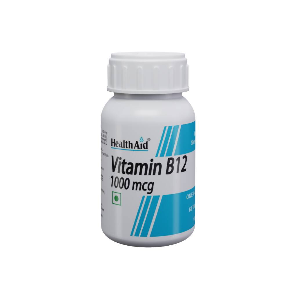 HealthAid Vitamin B12 1000 mcg Mega Strength Tablets - Limited Time Offer - Distacart
