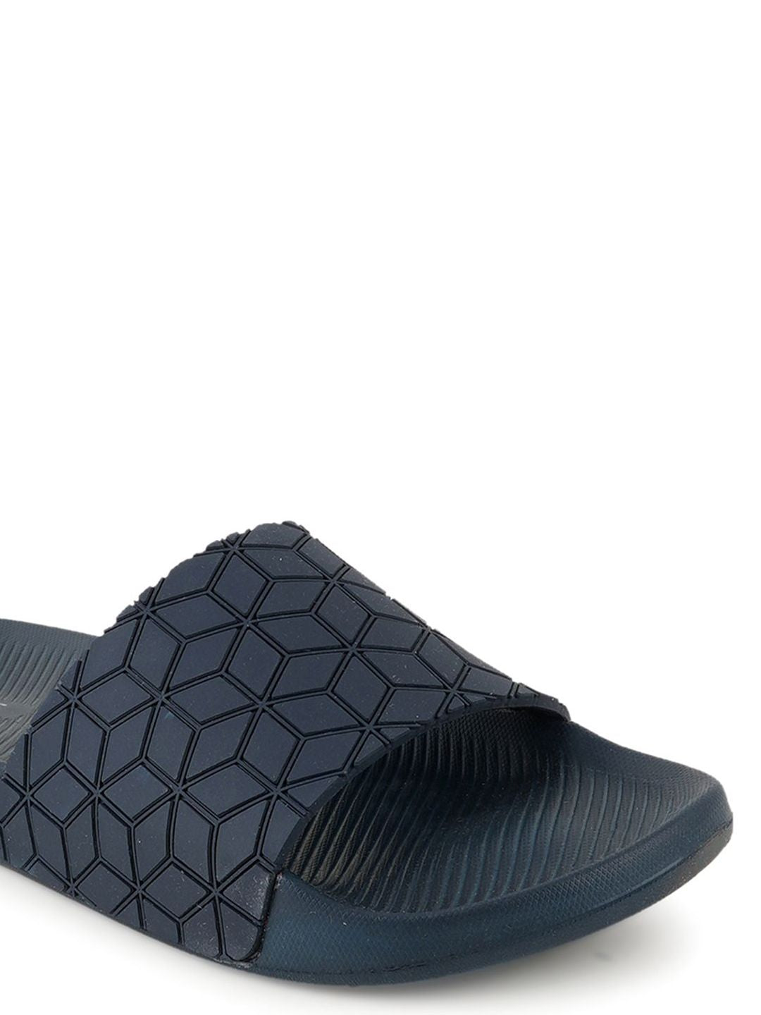 Roadster The Lifestyle Co. Men Navy Blue Printed Sliders