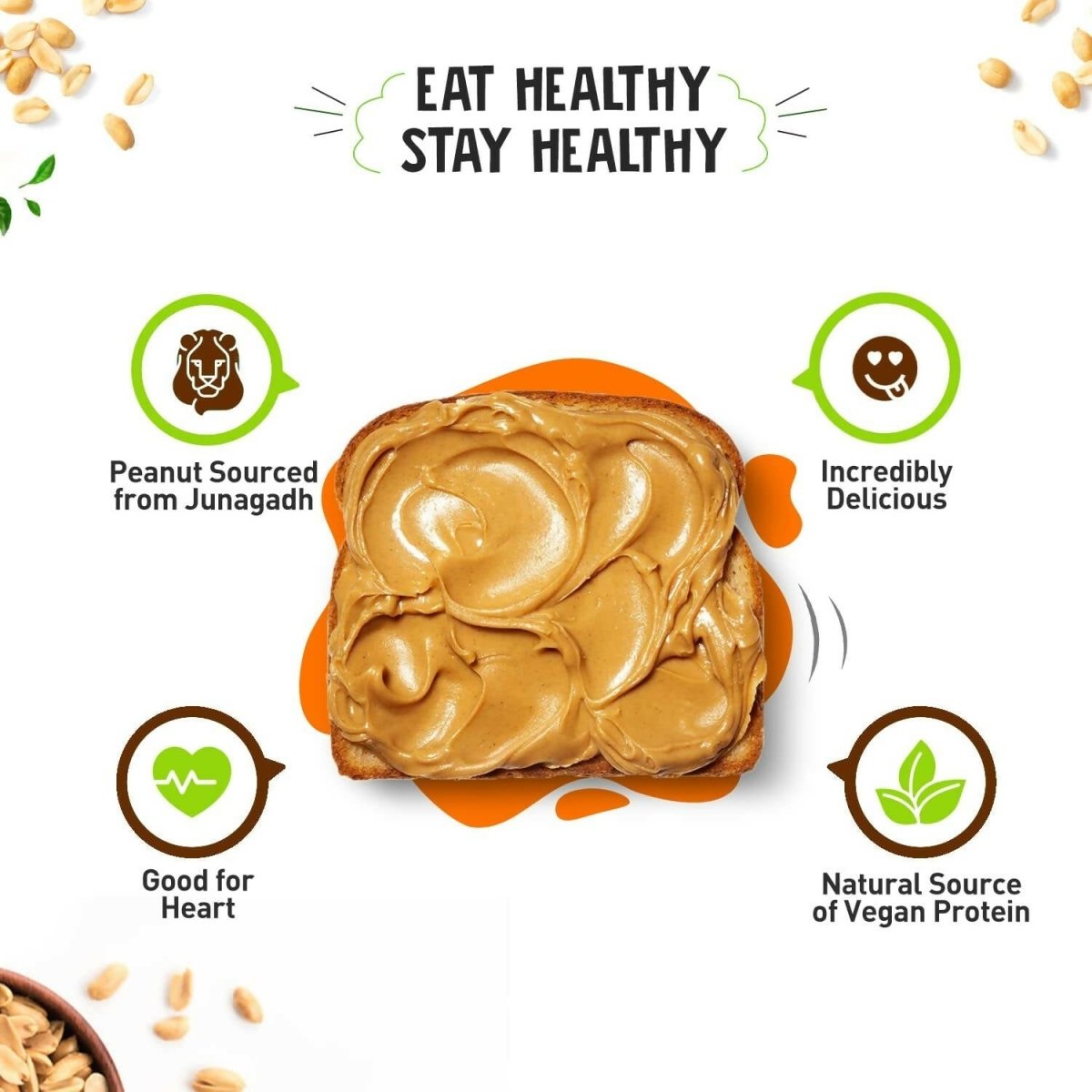 Alpino High Protein Jaggery Peanut Butter Smooth - Distacart
