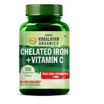 Thumbnail for Himalayan Organics Chelated Iron Plus Vitamin C Tablets - Distacart