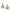 Anikas Creation Gold-Toned & White Peacock Shaped Chandbalis Earrings - Distacart