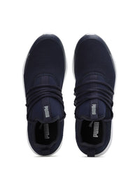 Thumbnail for Puma Men Navy Blue Woven Design Skipper Sneakers
