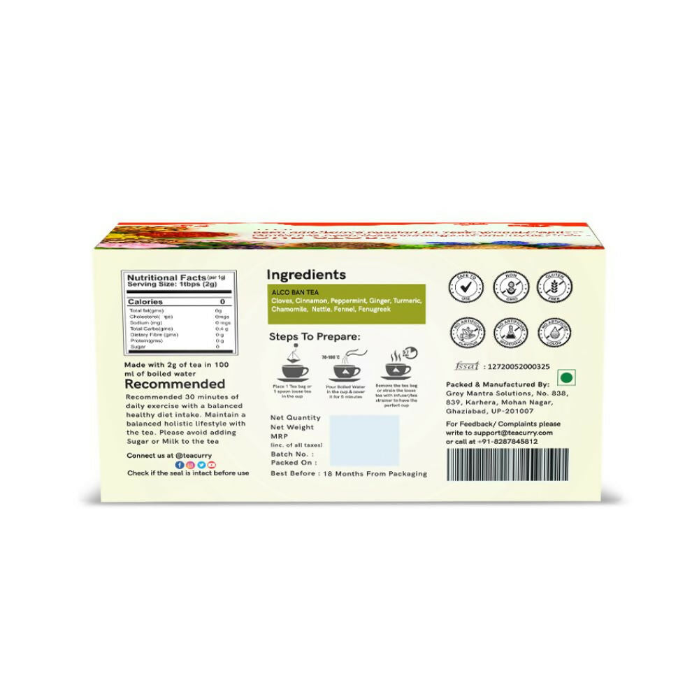 Teacurry Alcoban Tea Bags - Distacart