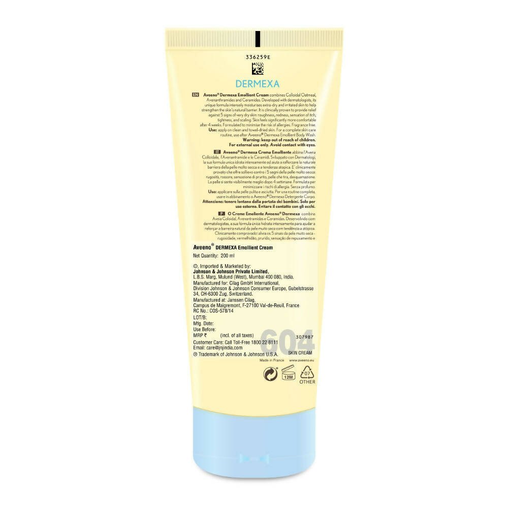 Aveeno Dermexa Daily Emollient Cream - Distacart