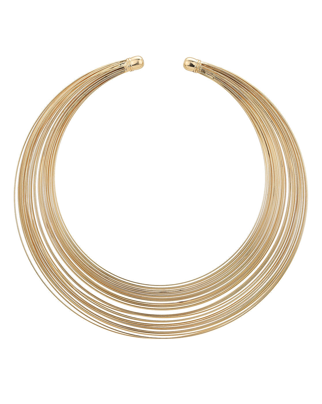 Gold Plated Fancy Choker Necklace For Women - Wahe Jewels