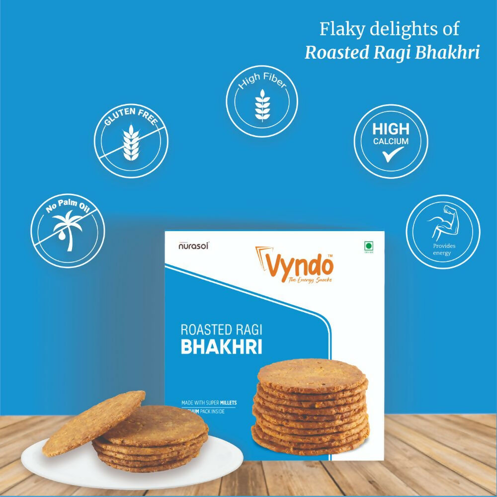 Vyndo Roasted Ragi Bhakhri - Distacart