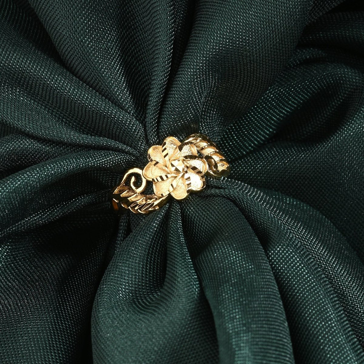 AanyaCentric Gold-plated Jewelry Combo: Elegant Short Mangalsutra, Finger Ring, and American Diamond Earrings Set - Distacart