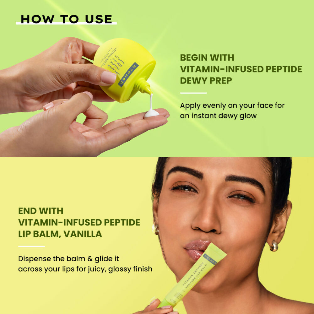 Hyphen By Kriti Sanon Vitamin Infused Peptide VIP Kit - Visible Dewy Glow & Moisturized, Juicy Lips - Distacart