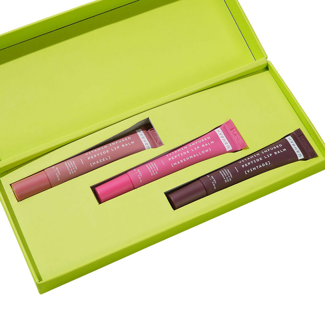 Hyphen By Kriti Sanon The JuicyLipsOrNothing Gift Kit For 24 Hrs Moisturization & Hydration 3 Tints in 1