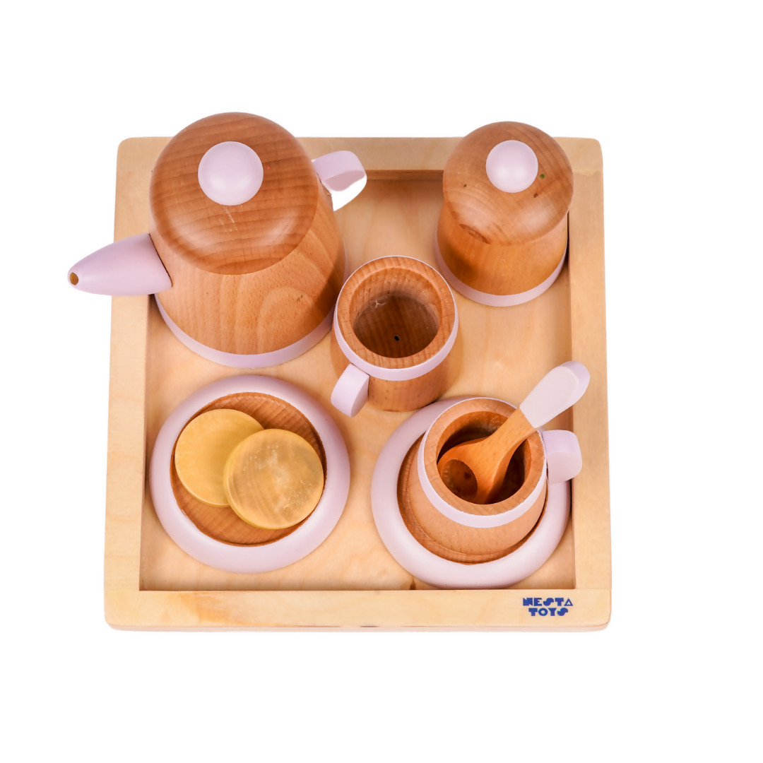 Wooden Tea Set Kitchen Toys 2