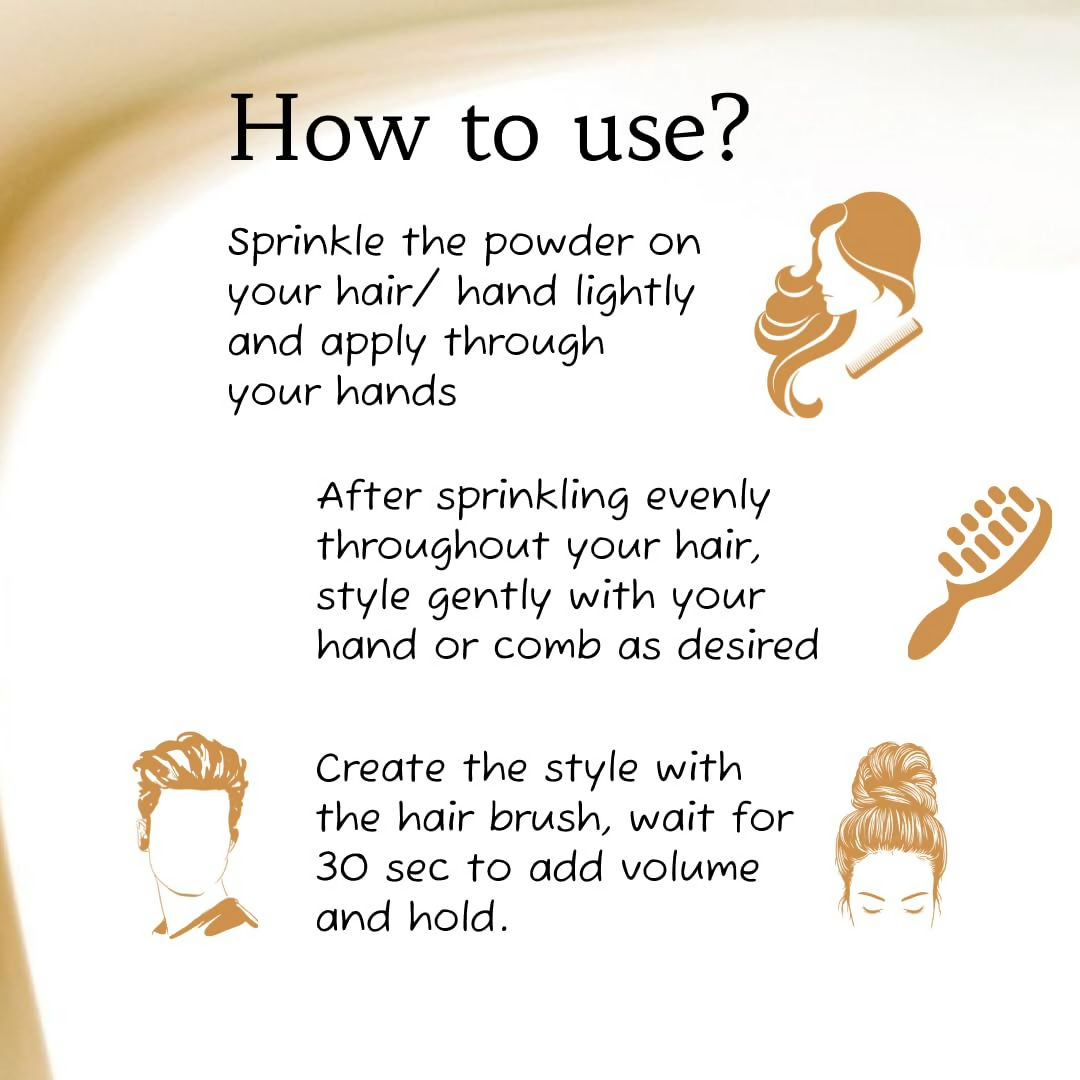 Ktein Natural 100% Plant Based Hair Styling Powder - Distacart