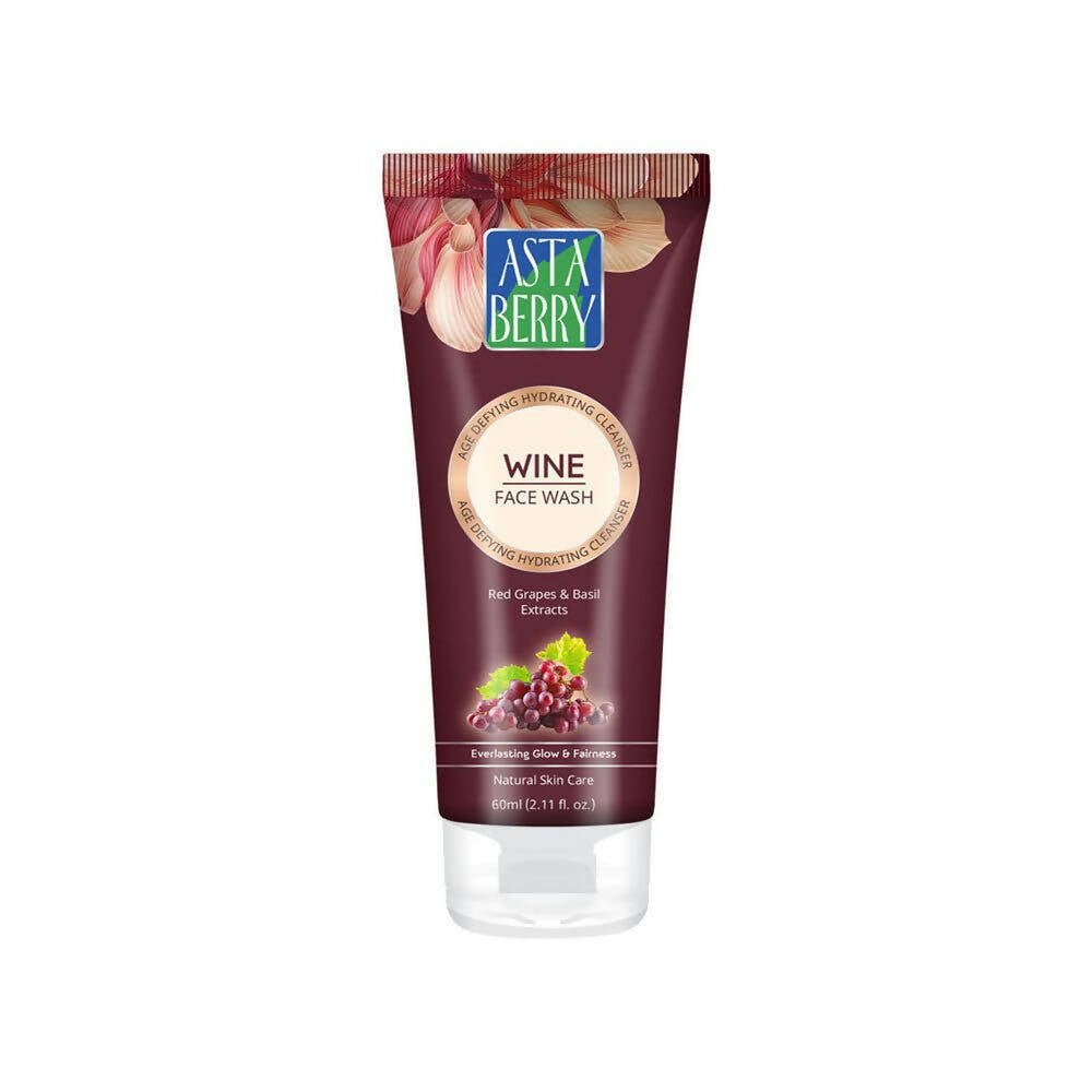 Astaberry Wine Face Wash for Age Defying Hydrating Cleanser - Distacart
