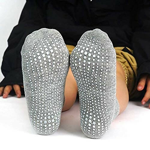 AHC Baby Socks Anti Slip Anti Skid Boys Girls Ankle Length Soft Cotton Socks with Grip - Distacart