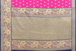 Thumbnail for Vamika Pink Printed Art Silk Saree - Distacart