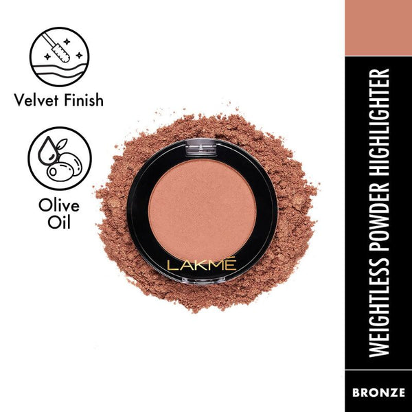 Lakme Face It Highlighter - Bronze - Distacart