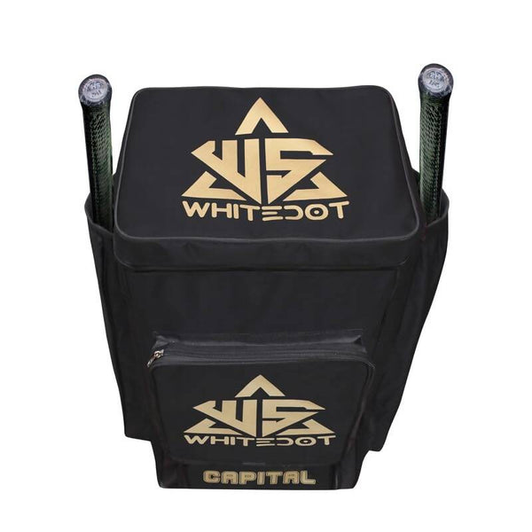 Whitedot Sports Capital Duffle Cricket Kitbag (Black) - Distacart
