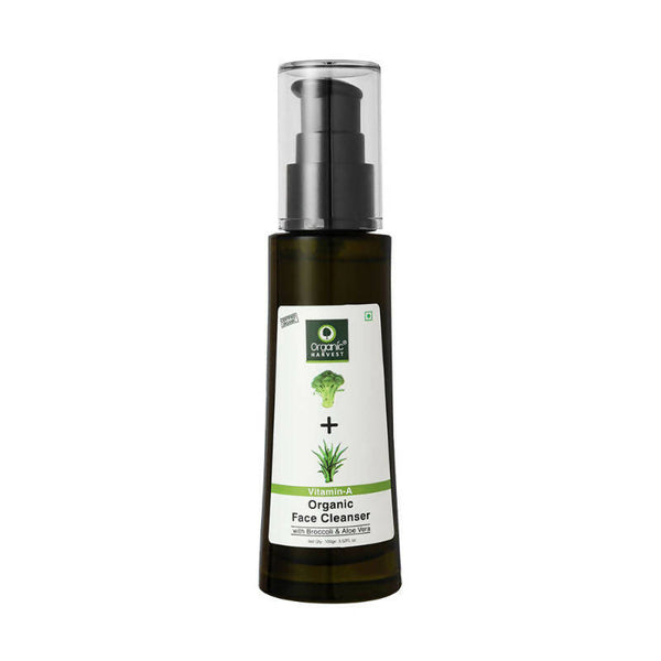 Organic Harvest Vitamin A Organic Face Cleanser with Broccoli & Aloe Vera - Distacart