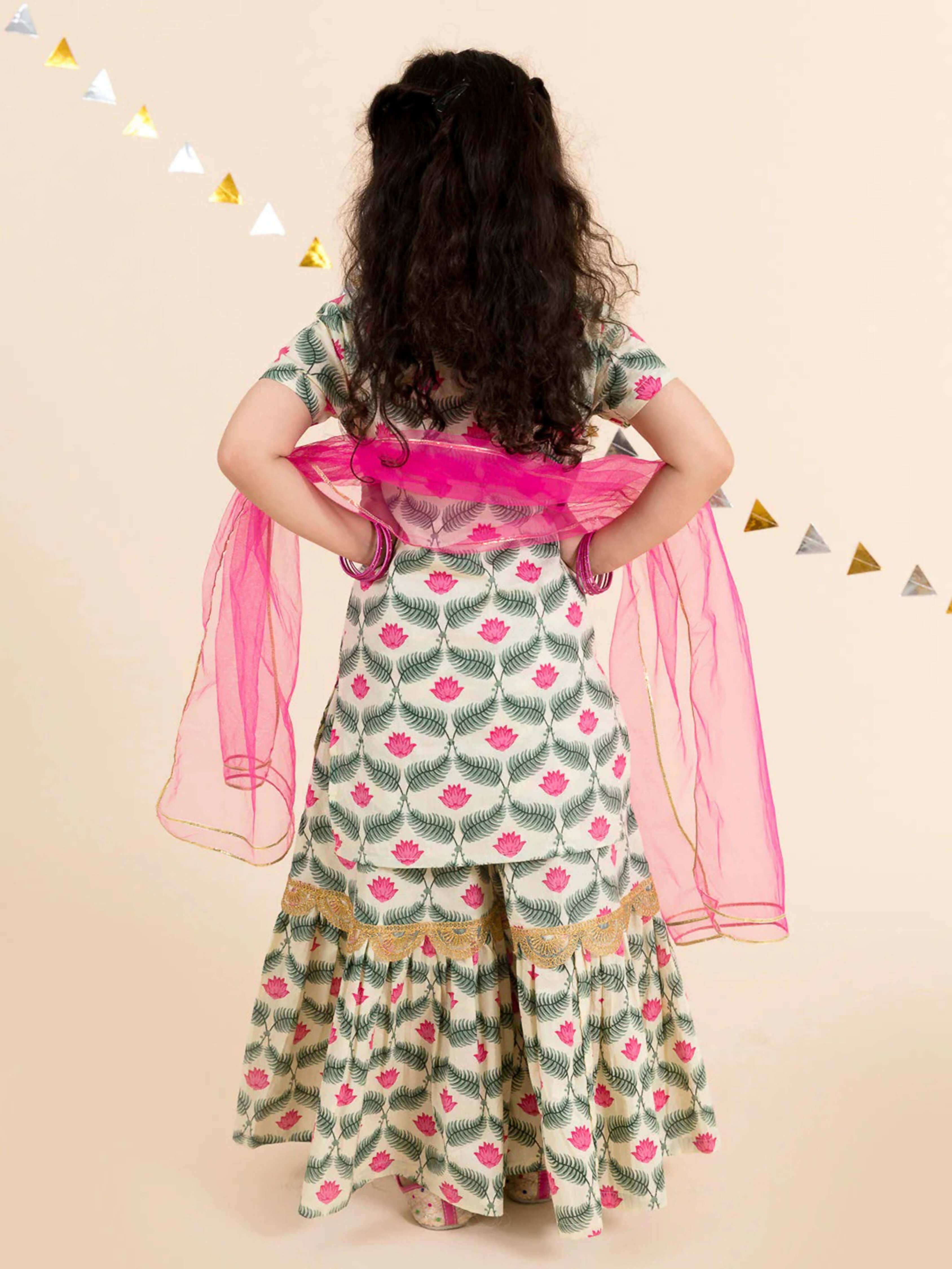 Joban Fashion Girl's Multi Color Lehenga Choli