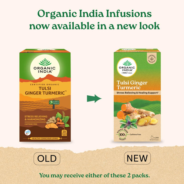 Organic India Tulsi Ginger Tea Tin